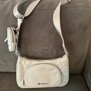 Lululemon Crossbody with Nano Pouch 2L in White Opal, Good Condition